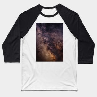 Galactic core of the Milky Way Baseball T-Shirt